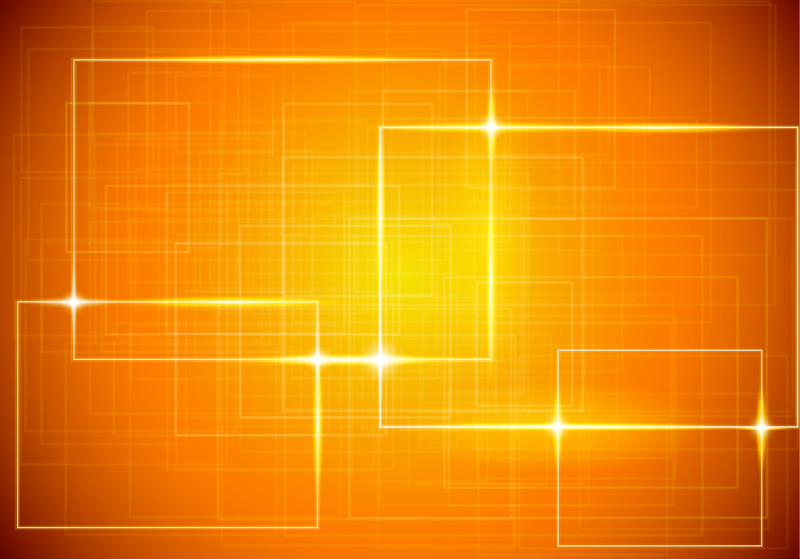 Orange squares backdrop design Vector download