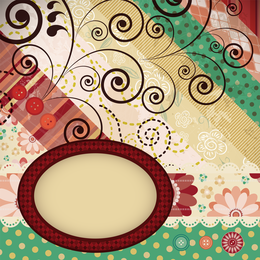 Fundo de patchwork padrão