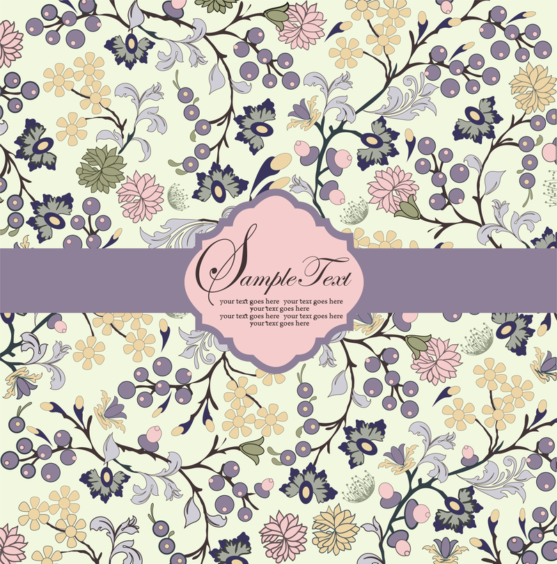 Pattern Background Card Vector download
