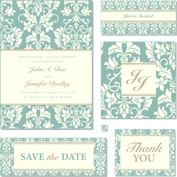 Flowery wedding invitation template Flowery wedding invitation template