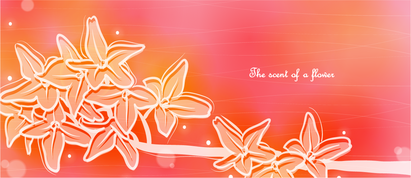 Ilustração de flores de coral macio