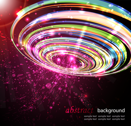 Ilustração abstrata de nave espacial