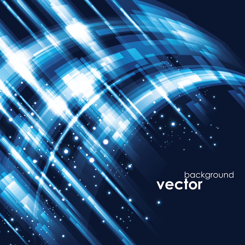 Abstrakter blauer Hintergrund mit Funken