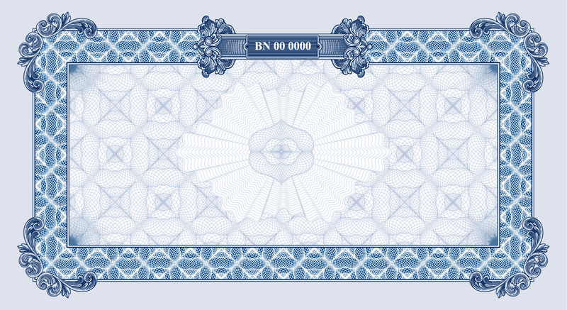 Diseño de patrón de marco gris azul