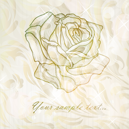 Ilustración de silueta rosa