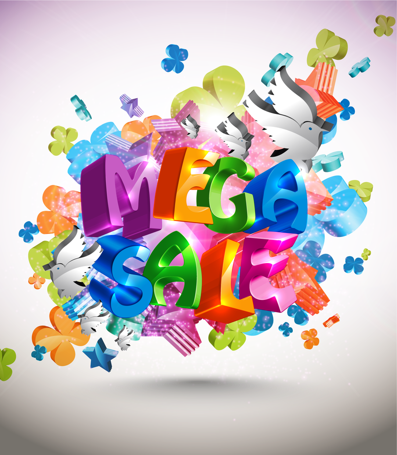 Mega Sale Vector