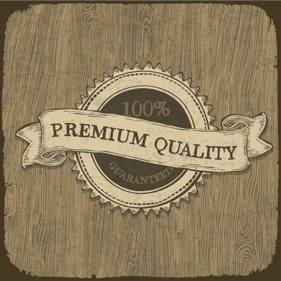 Diseño de insignia de calidad premium ilustrado Diseño de insignia de calidad premium ilustrado