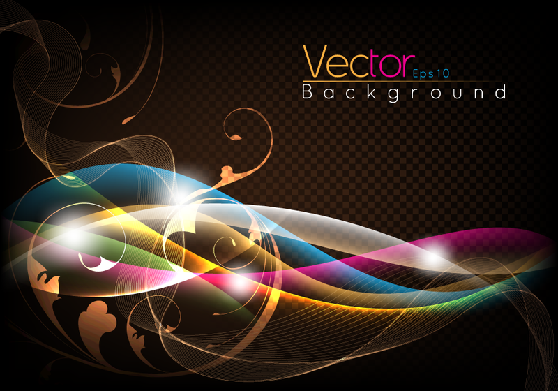 Abstrakter farbiger Linienhintergrund