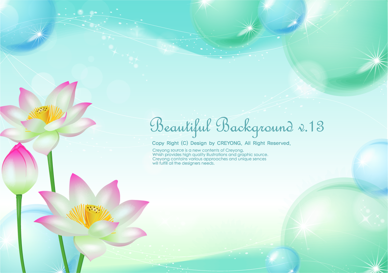 Lotus flowers background design