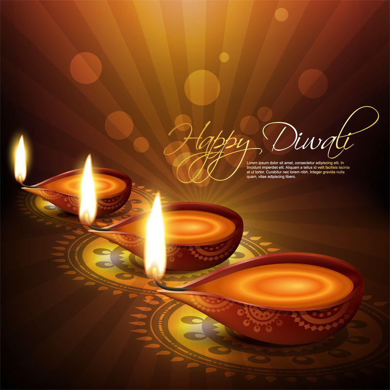 Fundo requintado de Diwali 3