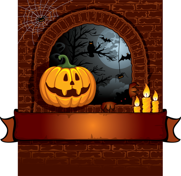 Halloween Cartoon Background 4 - Vector download