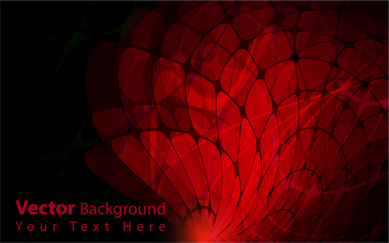 Dynamic Red vector design