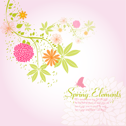 Fondo de flor de primavera