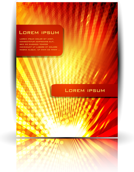 Modelo de cartaz vermelho laranja abstrato Modelo de cartaz vermelho laranja abstrato