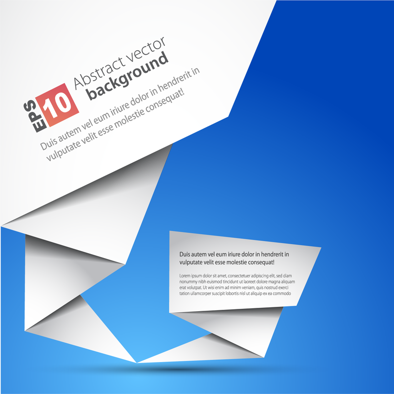 Trend Origami Hintergrund 3