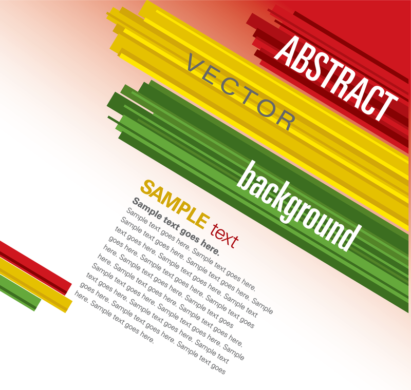 Roter gelber grüner Hintergrundentwurf