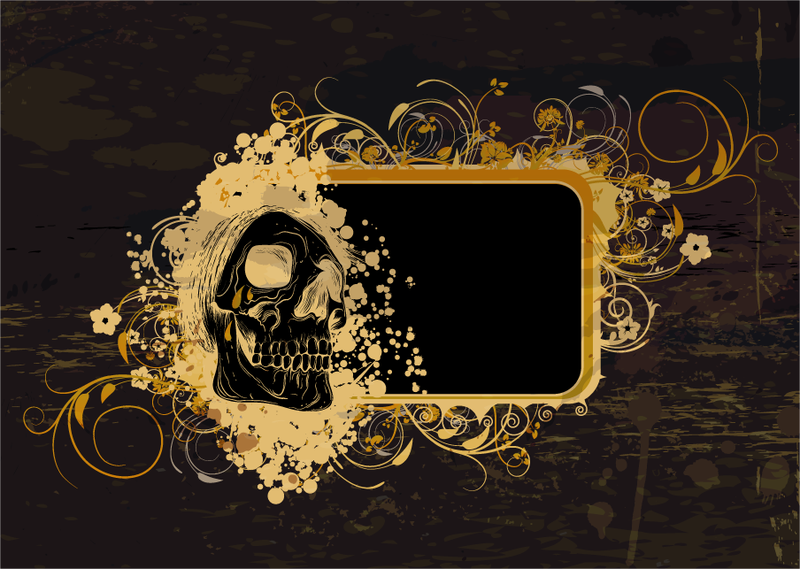 Skeleton Pattern Background - Vector download