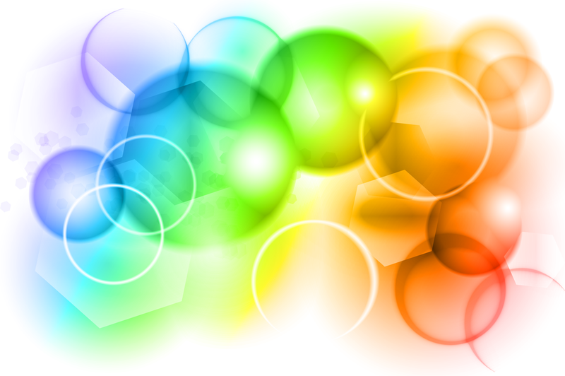Burbujas de colores de fondo 3