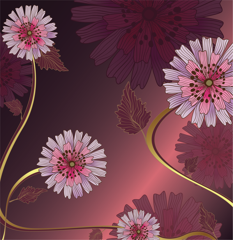 Vintage Flower Vector - Vector download