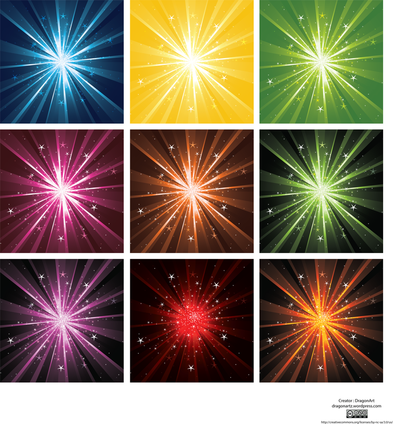 Vector de fondo de destellos