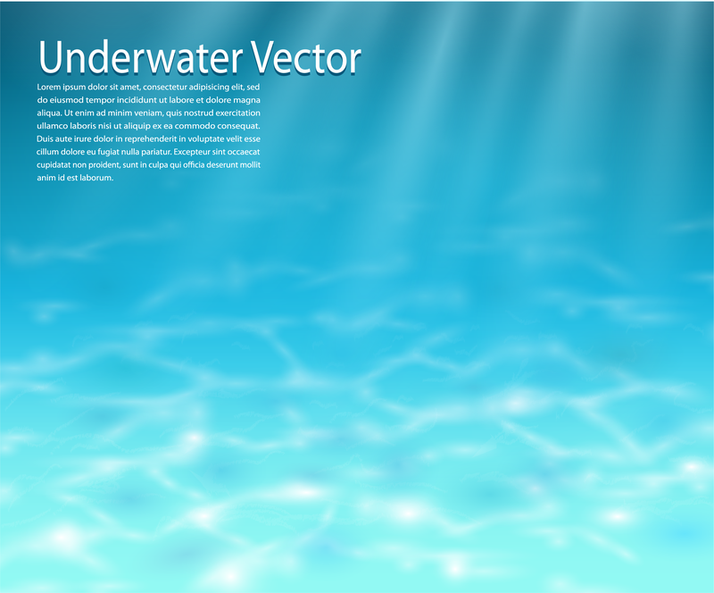 Unterwasser Vektor Hintergrund