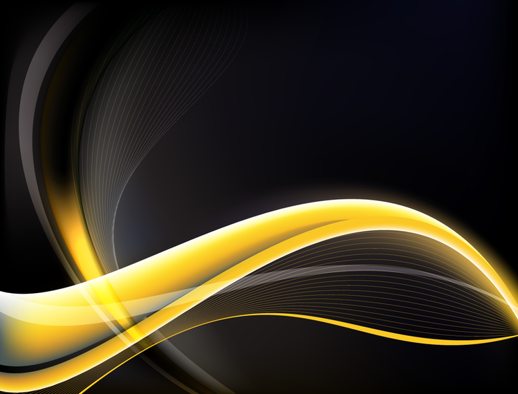 Download Vector - Abstract yellow wave backdrop - Vectorpicker