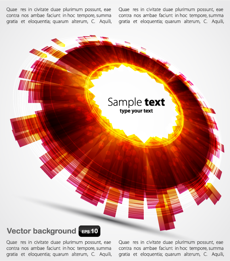 Abstrakter roter Kreishintergrund