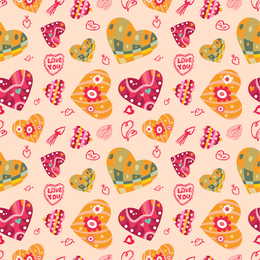 Vector de fondo de corazón