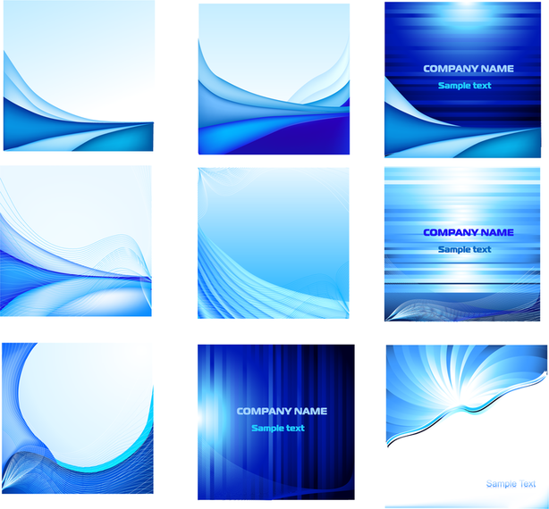 Elegant Blue Card Elegant Blue Card