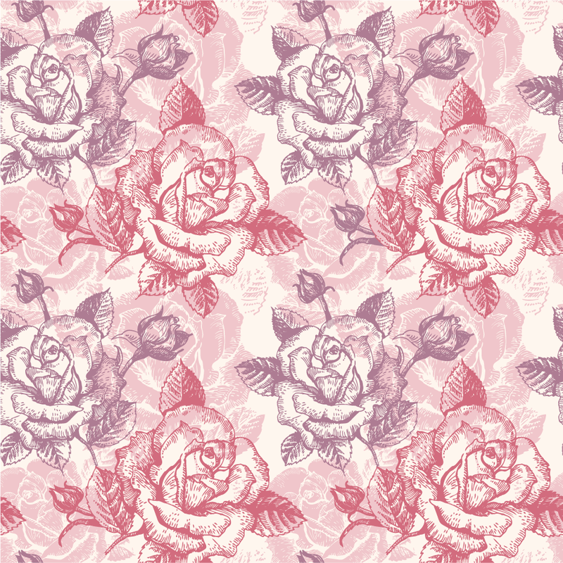 Rose Pattern Background 5 - Vector download