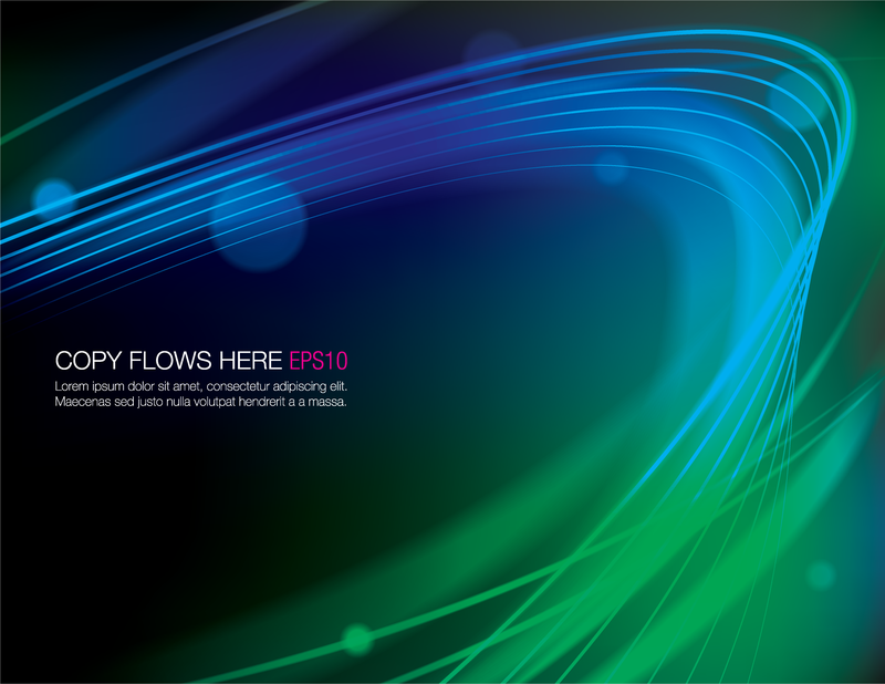 Lichtstrahlen und Bokeh-Hintergrund