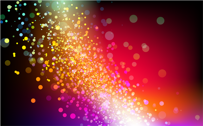 Diseño de brillo y bokeh