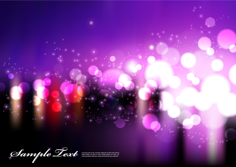 Luces borrosas vector Luces borrosas vector