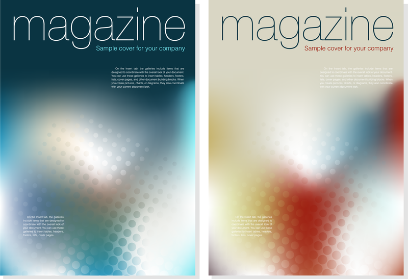 Magazine Cover Background Vector download
