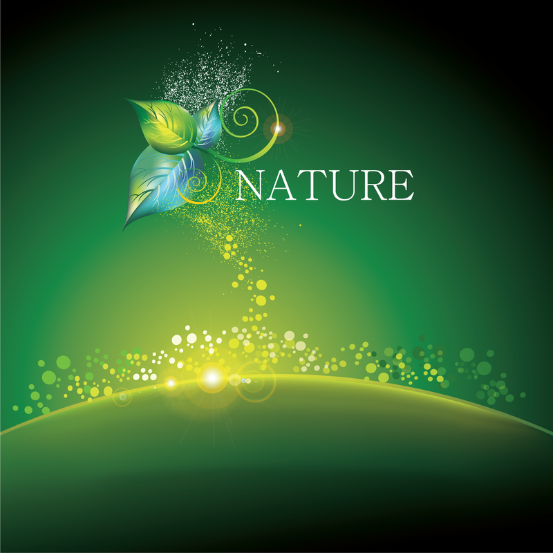 Vector dinámico verde