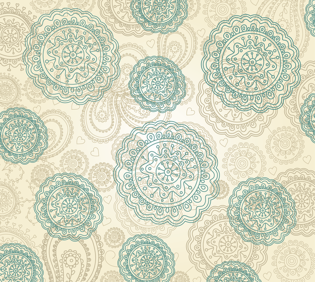 Hand drawn mandala pattern Hand drawn mandala pattern