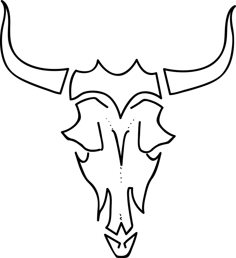 Cráneo de vacas