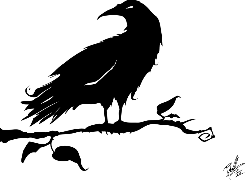 Bird Silhouettes raven