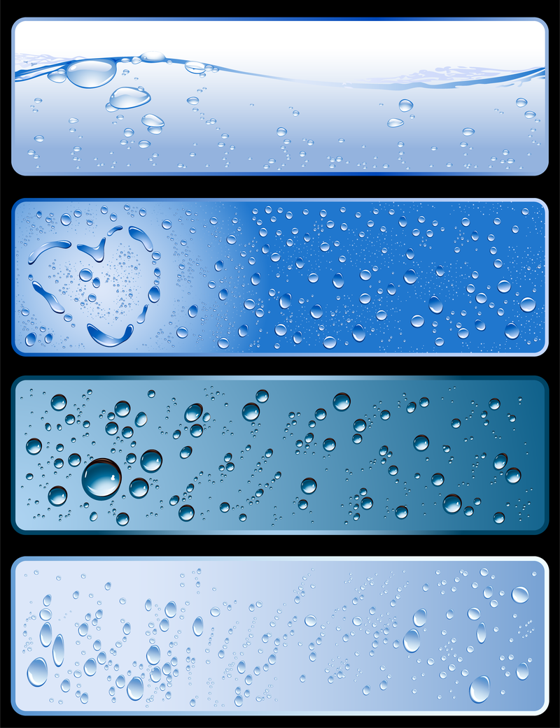 Banner de tema de agua