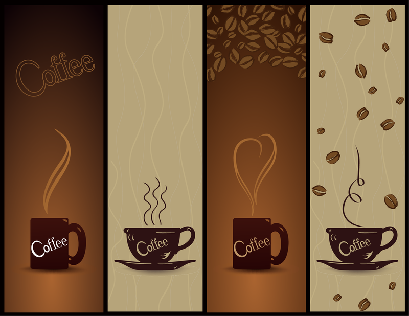 Vektor-Kaffee-Banner