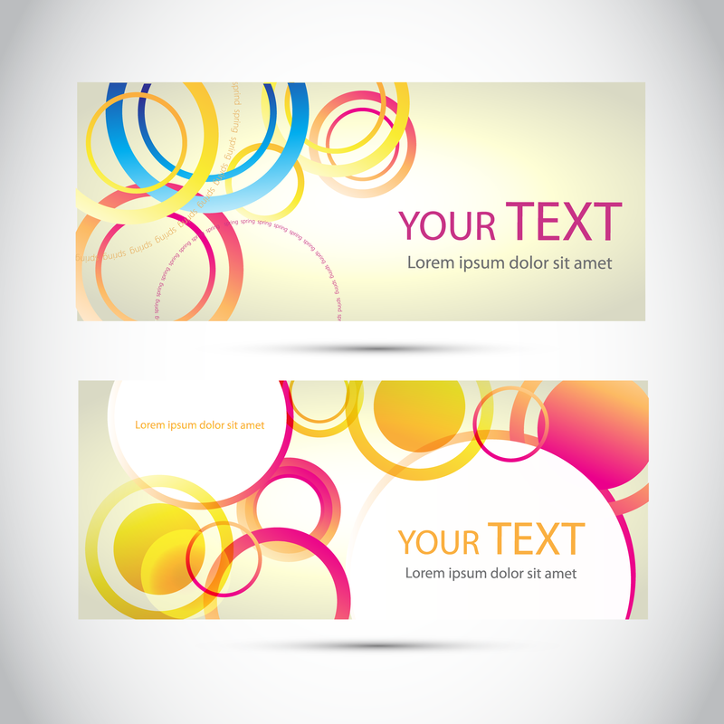 Beautifully Banner03Vector 