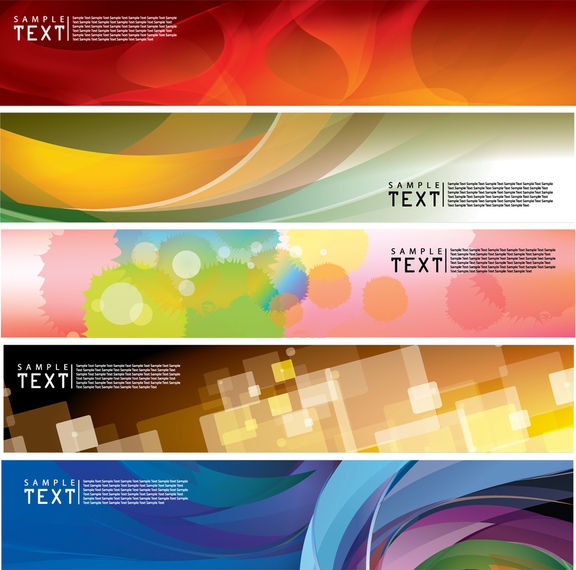 Vector Horizontal Banner 2 - Vector download