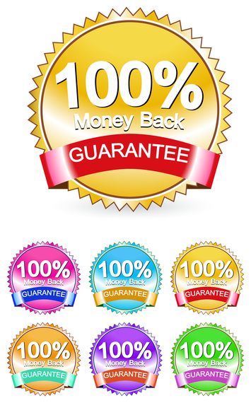 Money Back Guarantee Label Money Back Guarantee Label