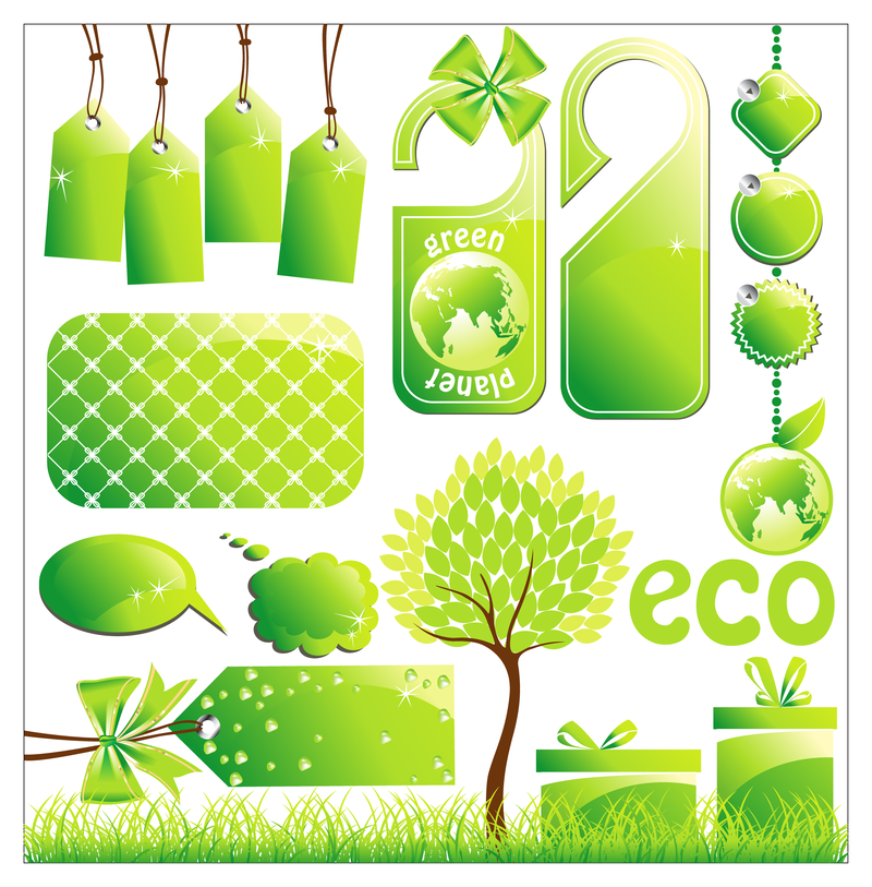 kohlenstoffarmes grünes Themensymbol