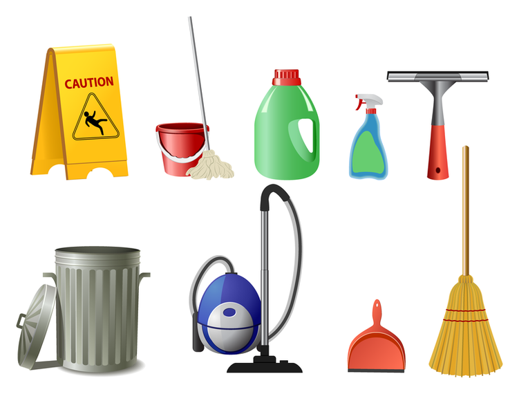 Icono de limpieza conjunto de vectores Icono de limpieza conjunto de vectores