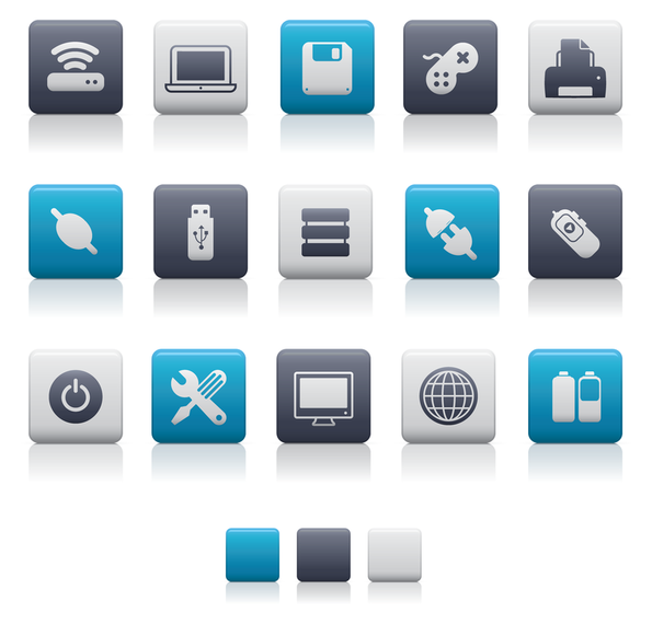 vector de icono de tema bluegray vector de icono de tema bluegray