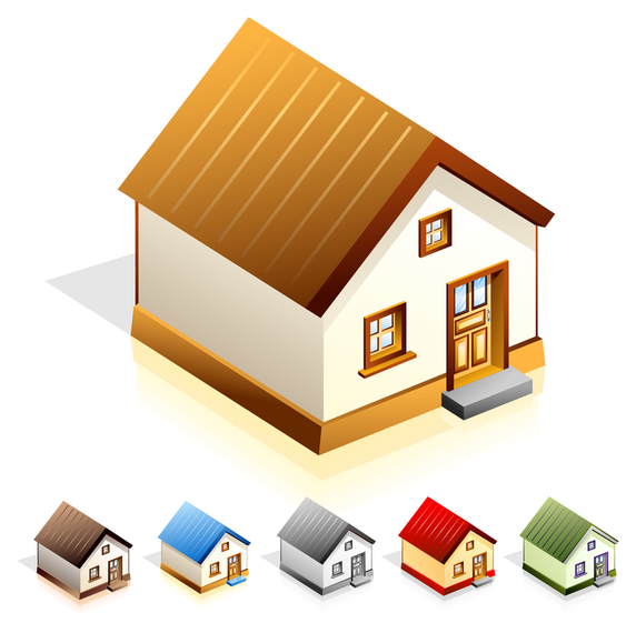 small house icon vector small house icon vector