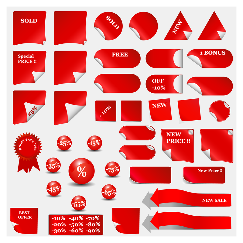 Discount Sales Decorative Icon Vector Download