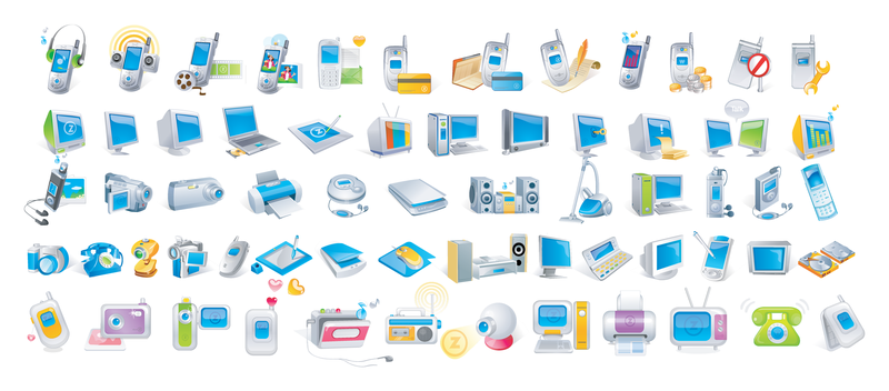 Digital Technology Icons 