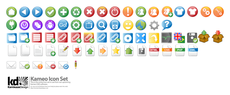 Kameo Icon Set Kameo Icon Set